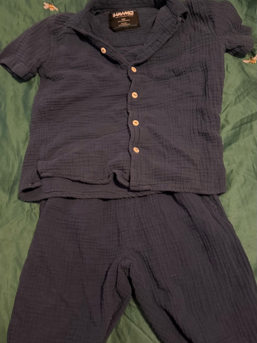 Tony Hawk Blue Casual Button-Up Shirt